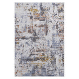 Payas - 6' X 9' Abstract Area Rug - Ivory / Blue