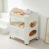 Eco Friendly Hdpe Baby Diaper Changing Table With Removable Safety Belt And Easy Clean Surface - White