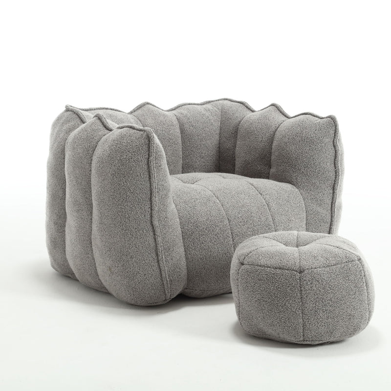 Soft Bean Bag Chair With High Resilient Foam