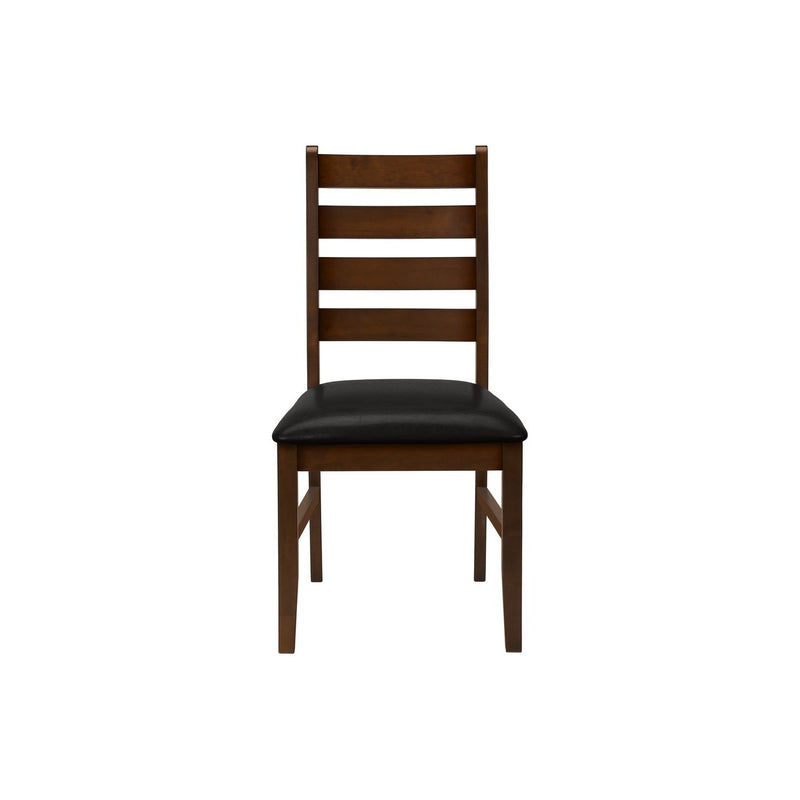 Dining Chair, Dining Room, Side, Upholstered, Transitional (Set of 2) - Brown