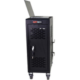 16 Bay Mobile School Charging Cart Station For Chromebook, Tablet And Laptop Computer With Power Strip Included