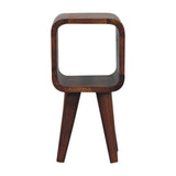 Minimalist Open Curved Nightstand