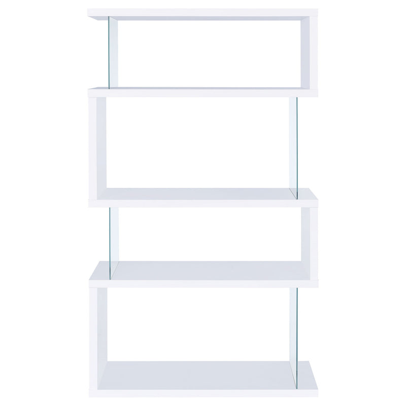 Elias - 4 Shelf Bookshelf With Zigzag Design