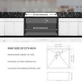 Modern Style Undermount Sink With Stainless Steel, Deep Single Bowl