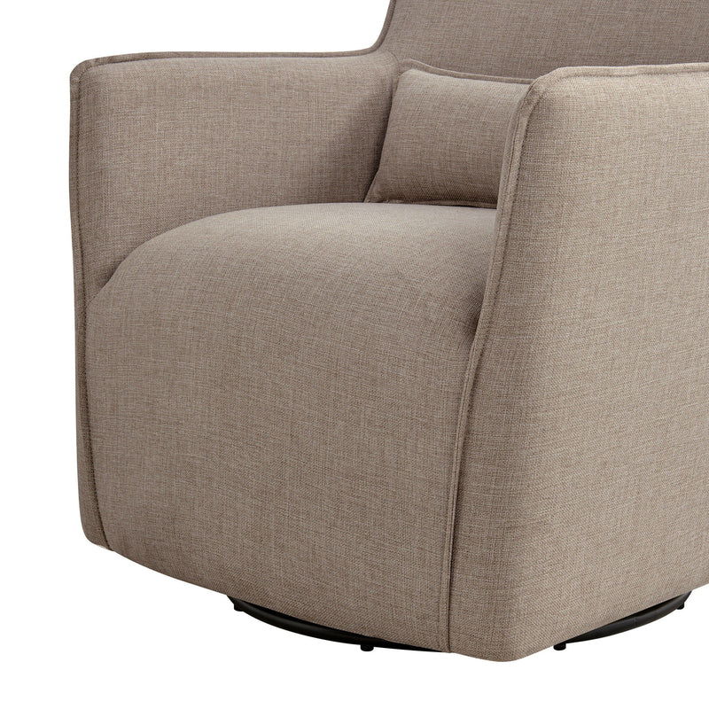 Ayla - Swivel Accent Chair With Matching Lumbar Pillow
