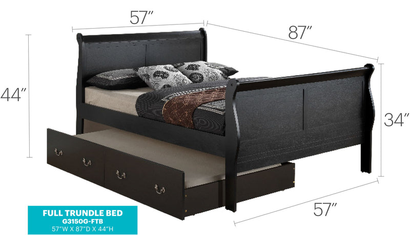 Elegant Trundle Bed With Timeless Charm