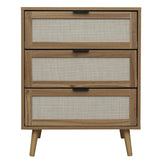 3 Drawer Cabinet, Suitable For Bedroom, Living Room, Study - Walnut