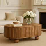 Soba - Ball Lid Up Coffee Table - Oak