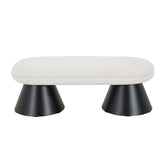 Dining Bench Upholstered For Dining Room - Beige