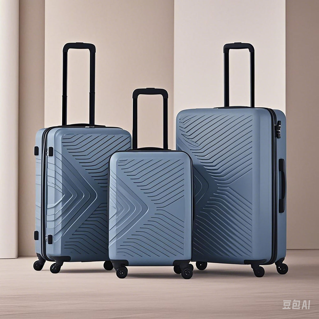 3 Piece Luggage Sets Lightweight Suitcase With Two Hooks, Spinner Wheels, Tsa Lock, Durable Hard Shell