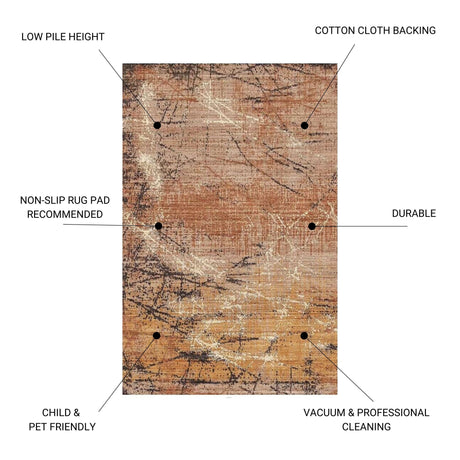 Fenix - Accent Rug - Gold