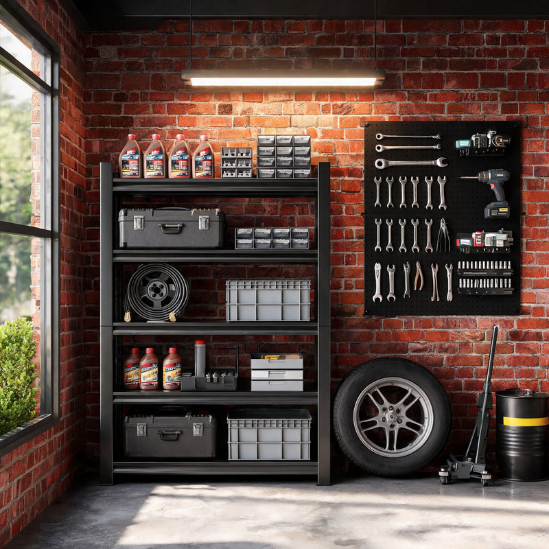 5 Tier Heavy Duty Shelving Unit Adjustable Shelving Units