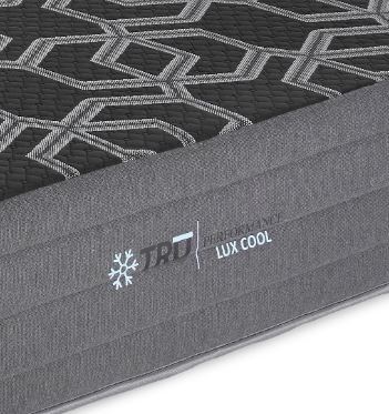12" Queen Smooth Top Hybrid Medium Plush Mattress - Black