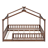 Bed House Bed Frame With Fence