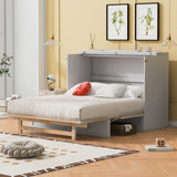 Murphy Bed With Large Drawers And Stylish Design