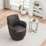Swivel Accent Chairs Armchair With Stainless Steel Base