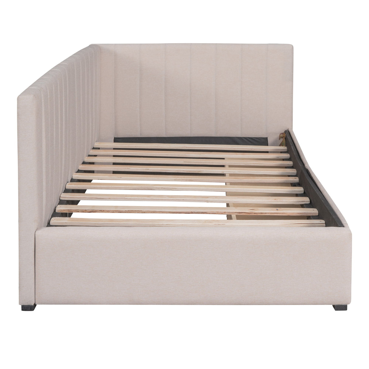 Upholstered Daybed, Sofa Bed Frame, No Box Spring Needed