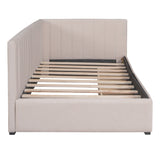 Upholstered Daybed, Sofa Bed Frame, No Box Spring Needed