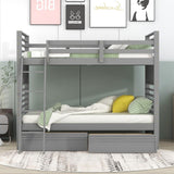 Bunk Bed With 2 Drawers