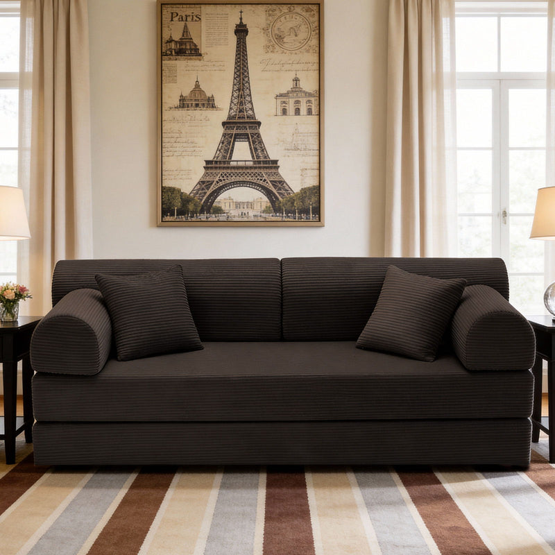 Convertible Sleeper Sofa Bed, Floor Lounge Couch For Living Room