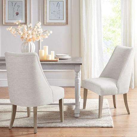 Modern Type Dining Chair (Set of 2) - Ivory
