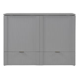 Murphy Bed With Drawer And A Set Of Sockets & USB Ports, Pulley Structure Design