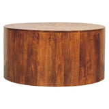Round Coffee Table - Chestnut