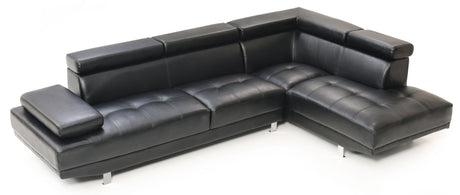 Riveredge - Sectional - Black