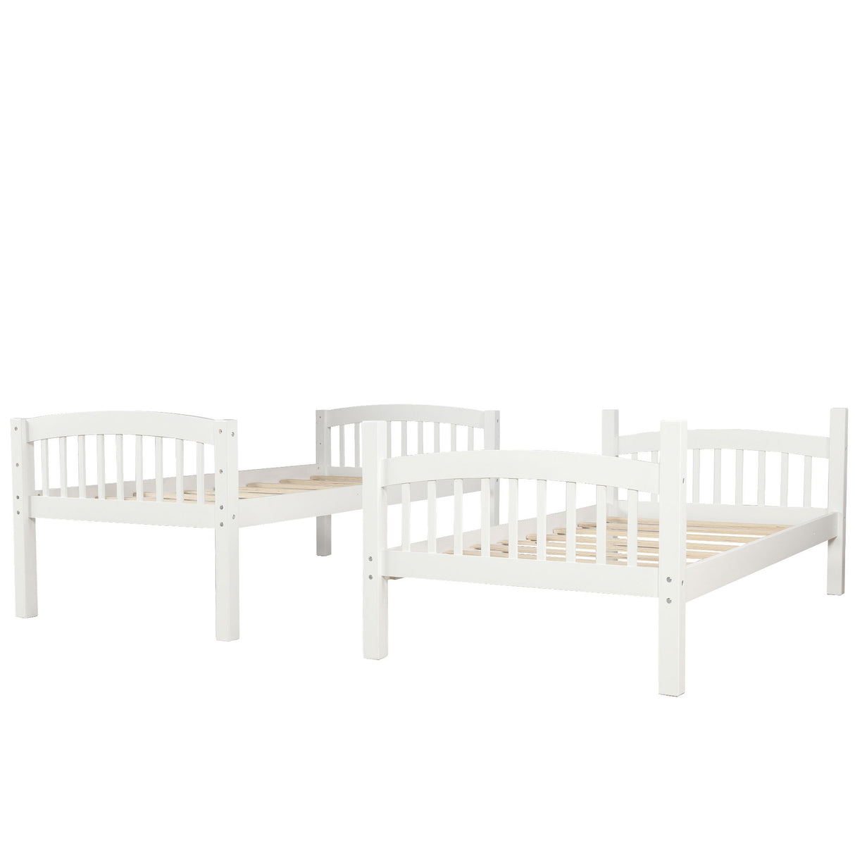 Solid Construction Bunk Bed With Ladder