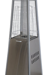40, 000 Btu Propane Standing Patio Heater Stainless Steel