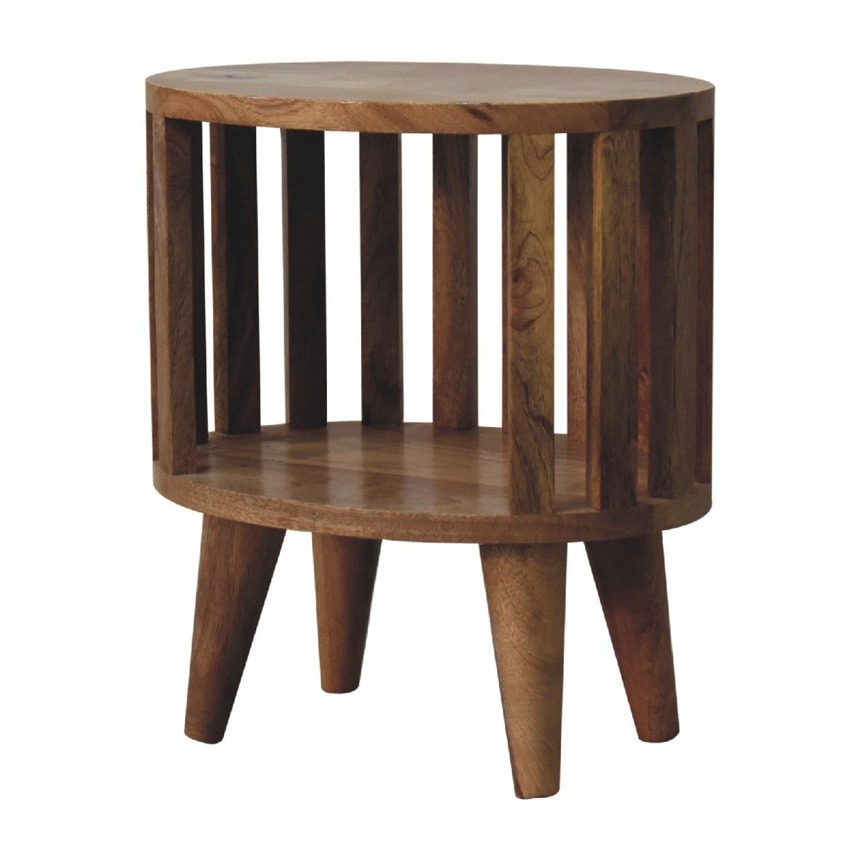 Ariella - Single Shelf Nightstand - Oak