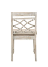 Havanna - Wide Contemporary Fabric Chair With Cushion (Set of 2) - Off White