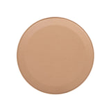Mode - Leatherette Round C-Shaped Sofa Side Table - Saddle Brown