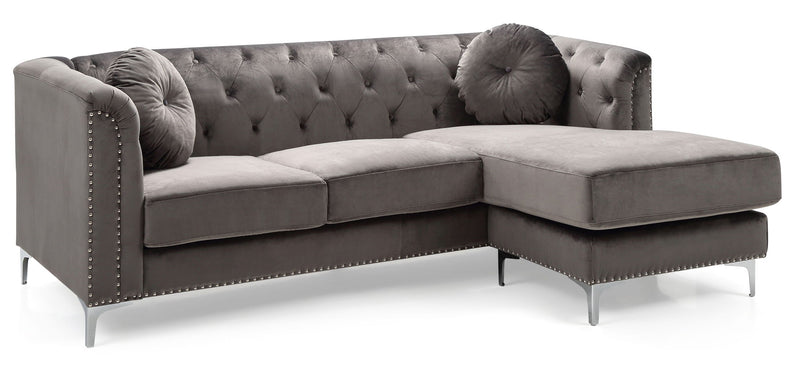 Soft y Micro Suede Sofa Chaise