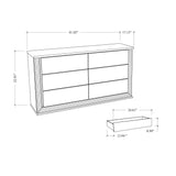 Moon - Marble Buffet - White