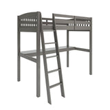 Everest - High Loft Bed With Desk And Storage