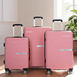 Hardshell Suitcase Double Spinner Wheels Luggage Sets, Lightweight With Tsa Lock, 3 Piece Set