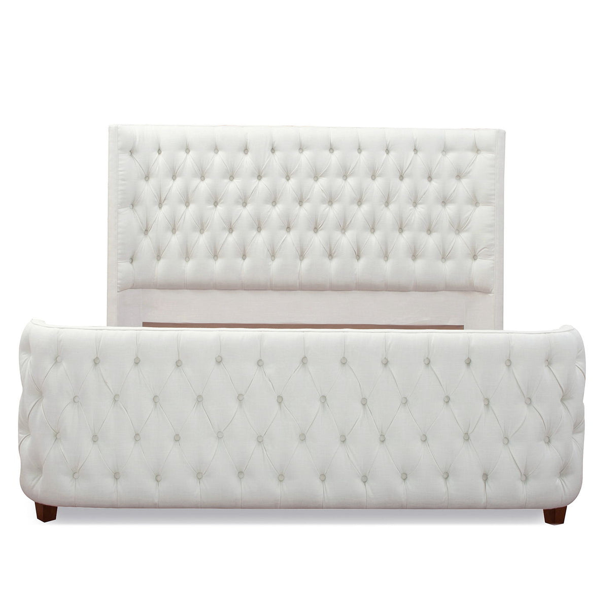 Brooklyn - Tufted Panel Bed Headboard And Footboard Set