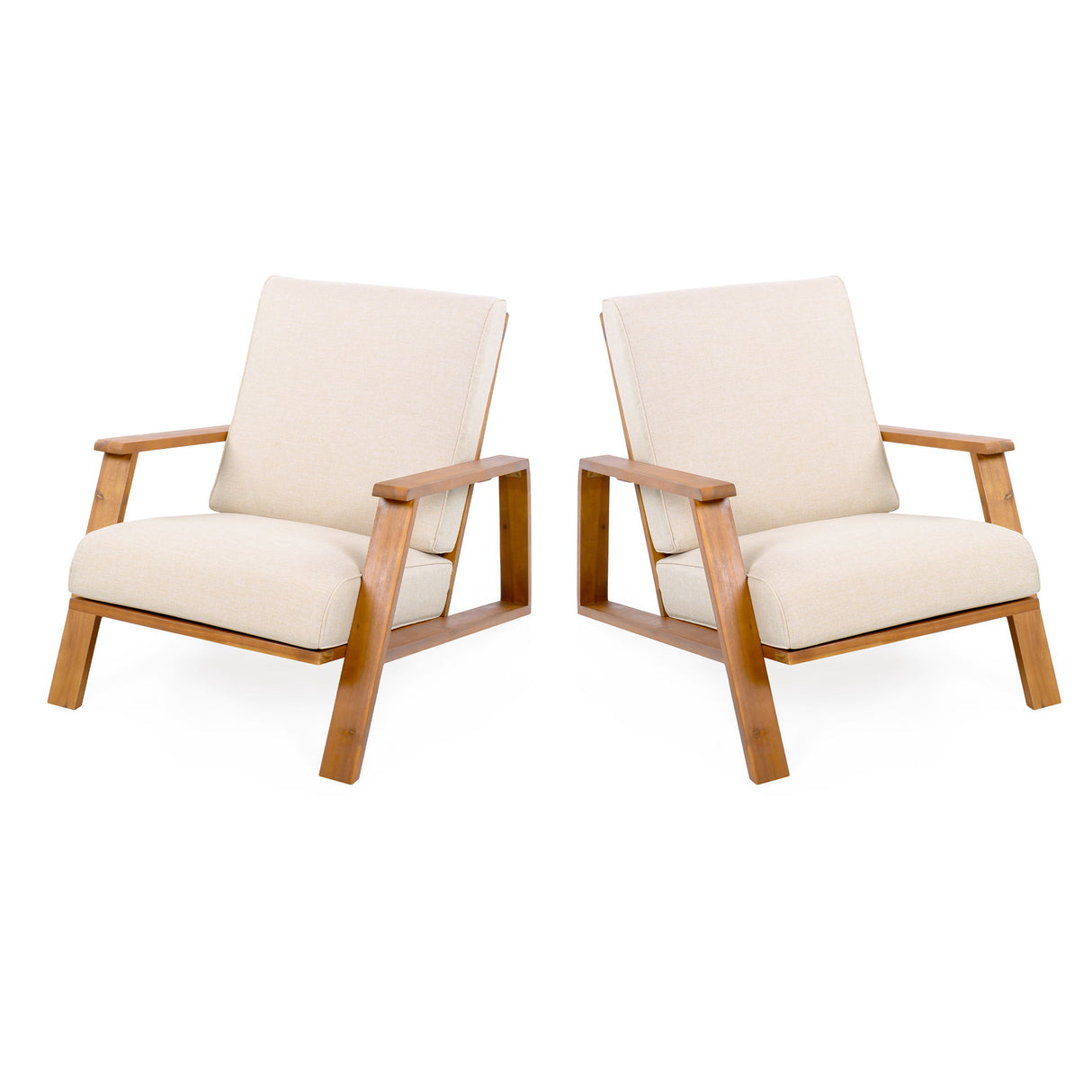 Outdoor Patio Lounge Chair (Set of 2)