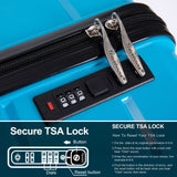 Hardshell Suitcase Spinner Wheels Lightweight Durable Suitcase With Tsa Lock, 3 Piece Set