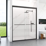 Modern Semi Frameless Double Sliding Shower Door