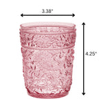 Paisley Acrylic Glasses Drinking (Set of 4)