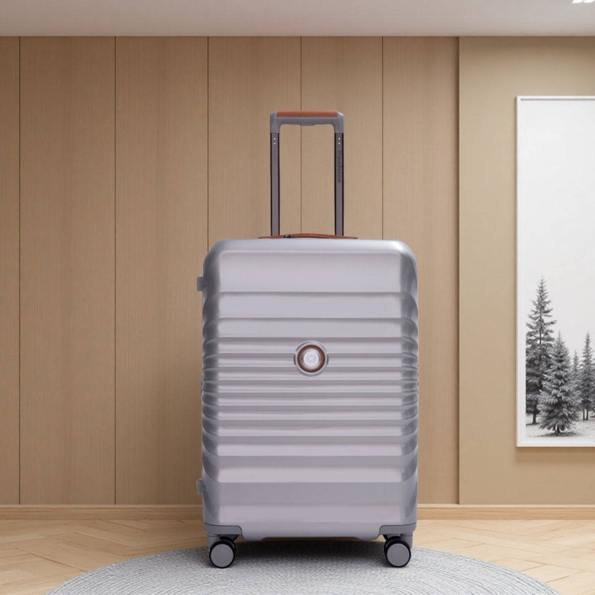 24" Luggage Lightweight Suitcase Tsa Lock USB Port Luggage Wheel