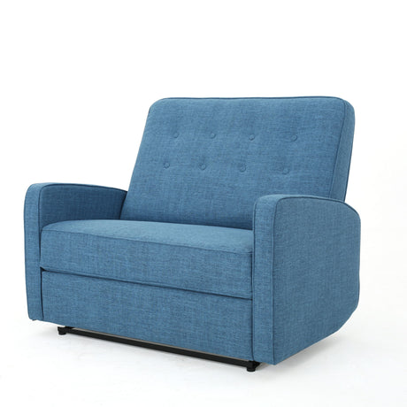 Wide Manual Standard Recliner - Blue