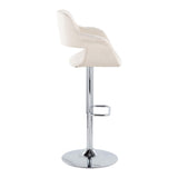 Vintage Flair - Mid Century Modern Adjustable Barstool (Set of 2)