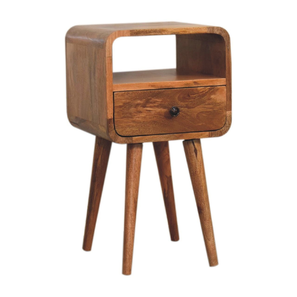 Mini Curve Open Bedside Nightstand
