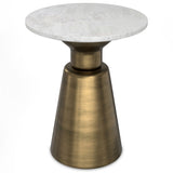 Leyla - Side Table - Antique Brass