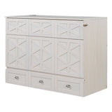 Murphy Bed With Large Drawers And USB Ports