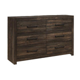 Monica - Bed With Panel Style And Slat Headboard
