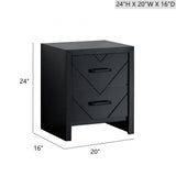 Morris - 2 Drawers Nightstand